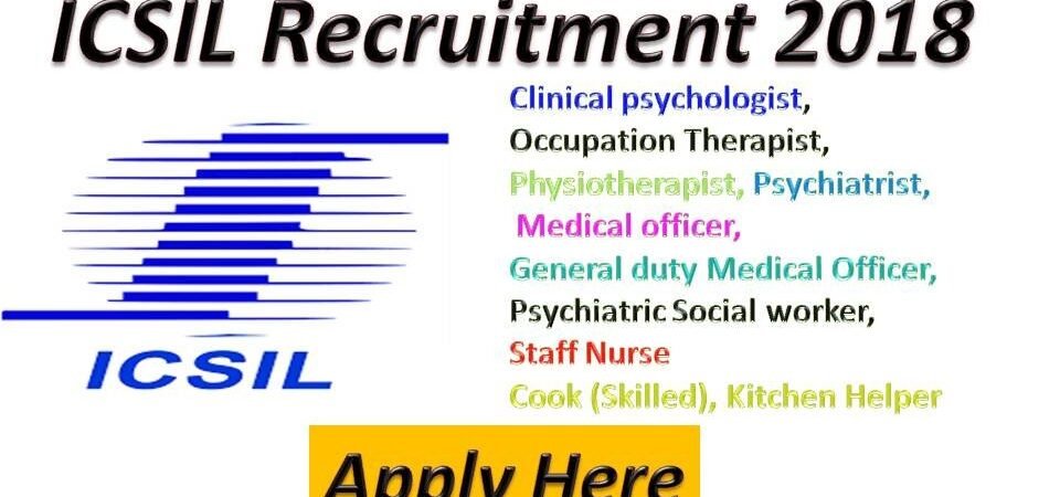 ICSIL Recruitment for Staff Nurse vacancy 2018 in New Delhi
