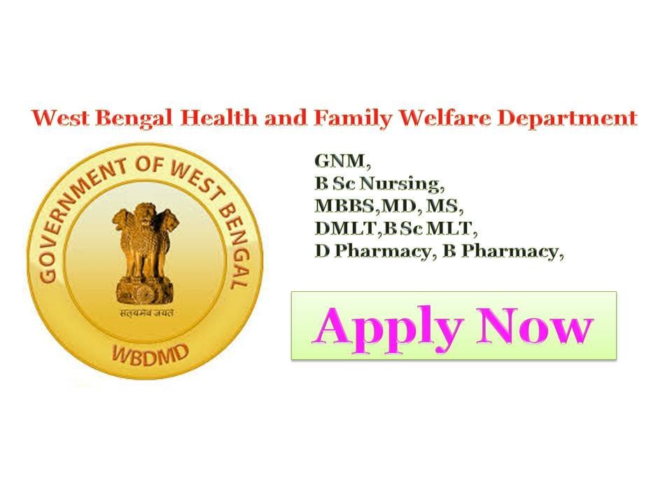 NHM West Bengal Govt Jobs