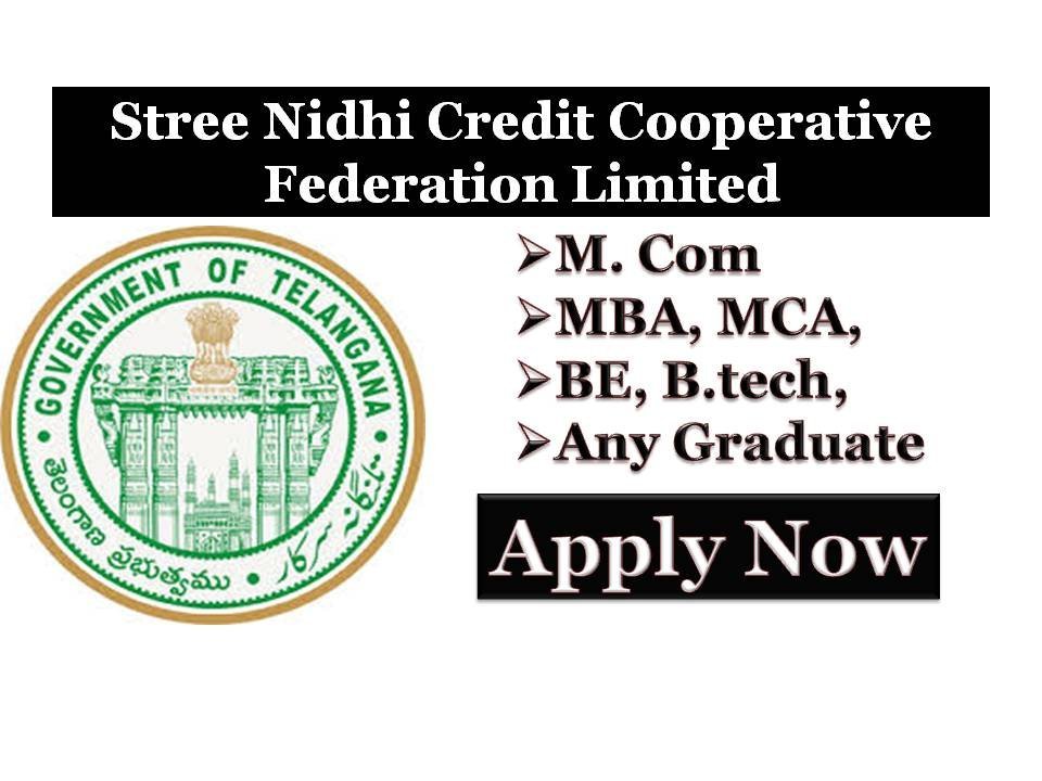 Stree Nidhi Credit Cooperative Federation Limited Govt jobs