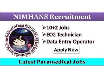 Latest NIMHANS Recruitment for ECG Technician Jobs in Karnataka