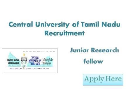 Central university of Tamil Nadu  Recruitment 2021