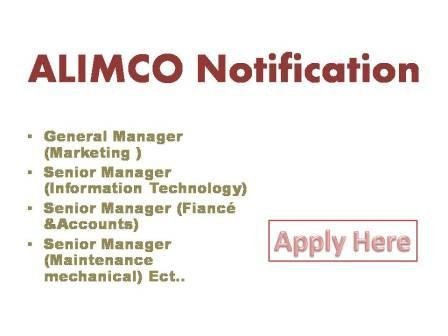 ALIMCO Notification 2022