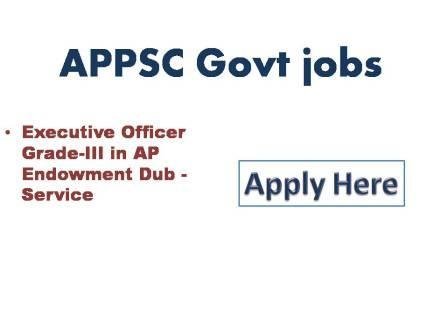 APPSC Govt jobs 2022 Andhra Pradesh Public service commission. Vijayawada  The applicant who desires to apply for the above post