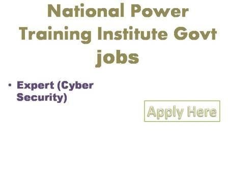 National Power Training Institute Govt jobs 2022