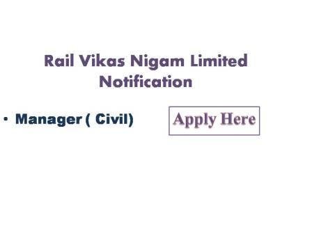 Rail Vikas Nigam Limited Notification 2021 Rail Vikas Nigam Limited (RVNL) requires the services of suitable employees of the civil Engg