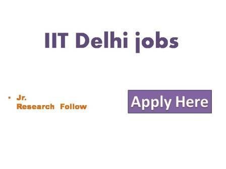 IIT Delhi jobs 2022