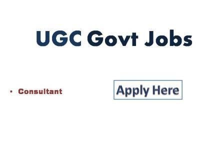 UGC Govt jobs 2022