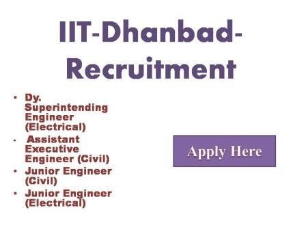 IIT Dhanbad Recruitment 2022