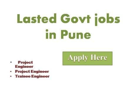 Lasted Govt jobs in Pune
