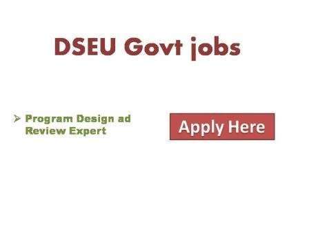 DSEU Govt jobs 2022