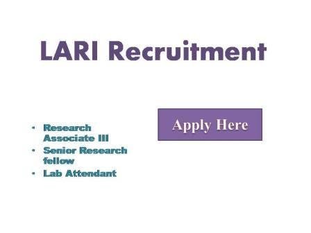 LARI Recruitment 2022 in Delhi