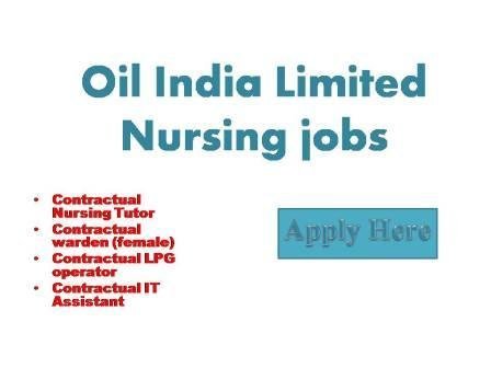 Oil India Limited Nursing jobs 2022