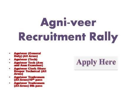 Agni-veer Recruitment Rally 2022