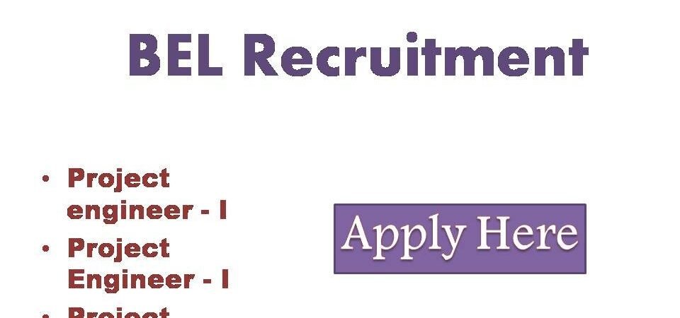 BEL Recruitment 2022