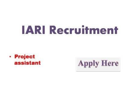 IARI Recruitment 2022