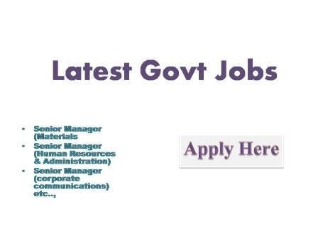 Latest Govt Jobs 2022