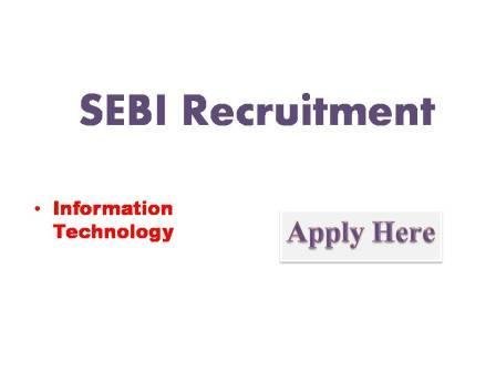 SEBI Recruitment 2022