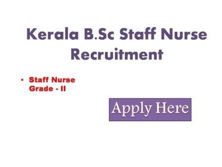 Kerala B.Sc Staff Nurse Recruitment 2022