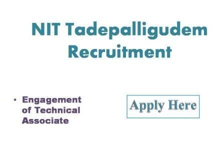 NIT Tadepalligudem Recruitment 2022