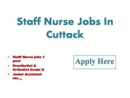 Staff Nurse Jobs In Cuttack