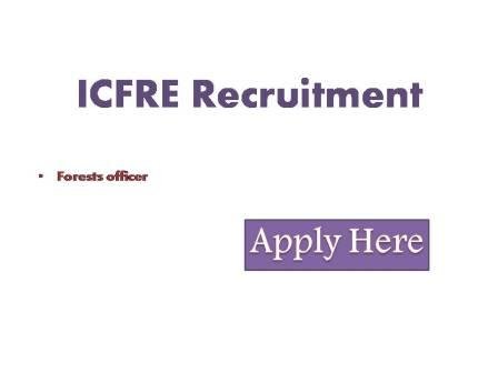 ICFRE Recruitment 2022 The Indian Council of Forestry research and education is an autonomous council of the ministry