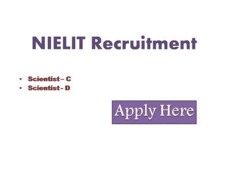 NIELIT Recruitment 2022 For fulfilling the eligibility criteria   a candidate should possess one of the essential educational qualifications