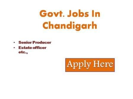 Govt. Jobs In Chandigarh 2022 The National Institute of Technical Teachers Training and Research (An autonomous institute under