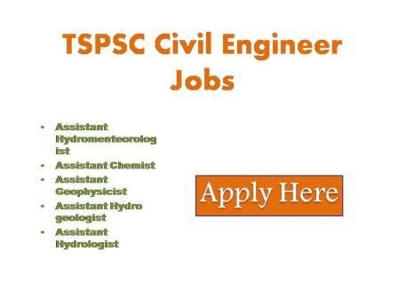 TSPSC Civil Engineer Jobs 2022 Applications are invited online from qualified applicants through the proforma application to be made available