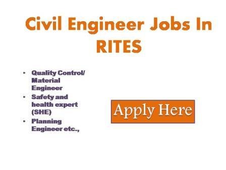 Civil Engineer Jobs In RITES 2023 RITES Ltd. is providing general consultancy services for Bangalore metro Rail project in this connection