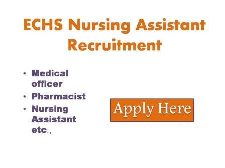 ECHS Nursing Assistant Recruitment 2023 ECHS Invites applications to engage the following medical paramedical and Nonmedical Staff on a