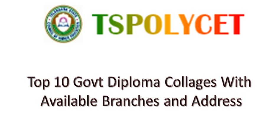 Top 10 Govt Diploma Collages in TS